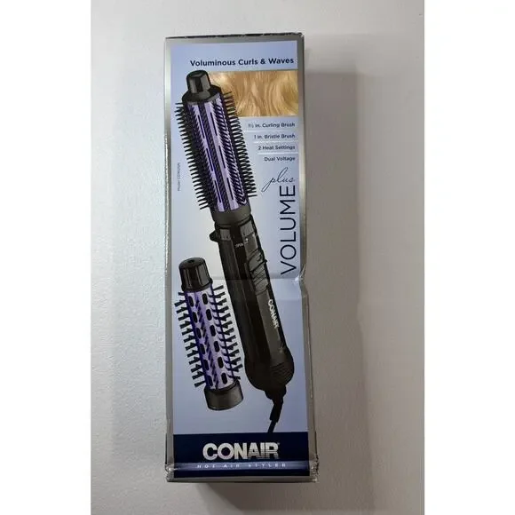 Conair 2 in 1 Hot Air Brush Curling Iron Combo Hair Dryer 1"- 1½" - Picture 5 of 9